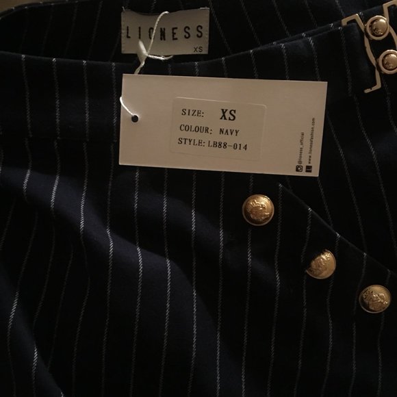 Lioness Pinstripe Skirt - Picture 3 of 3